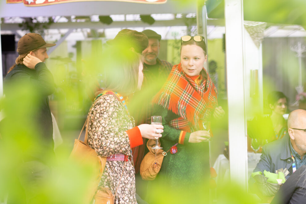 Kaisa-Reetta Seppänen attends the Arctic Arts Summit 2019 in Rovaniemi, Finland.